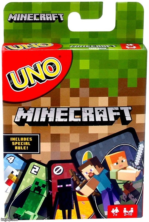 minecraft uno | made w/ Imgflip meme maker