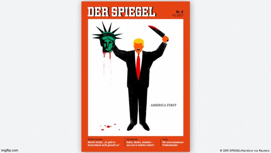 image tagged in der spiegel trump loser | made w/ Imgflip meme maker