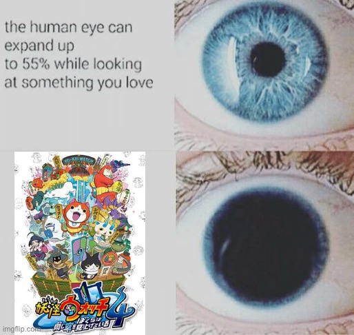 Eventually, it shall be westerned. | image tagged in eye pupil expand | made w/ Imgflip meme maker