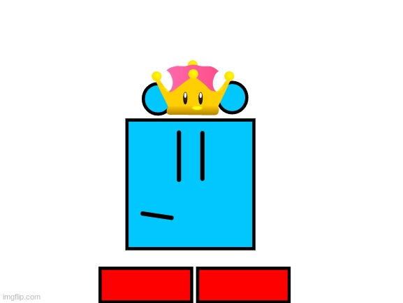 BLOCKY NO! NOT THE SUPER CROWN AGAIN- | image tagged in blank white template,blocky | made w/ Imgflip meme maker
