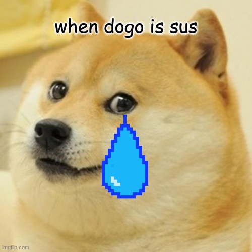 Doge | when dogo is sus | image tagged in memes,doge | made w/ Imgflip meme maker