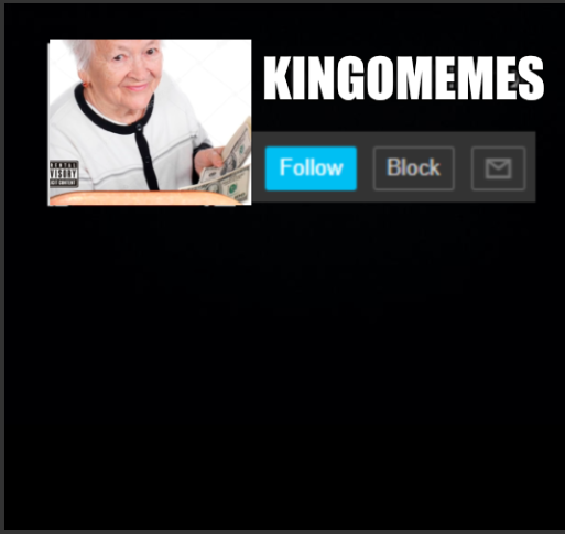 kingOmemes announcement Blank Meme Template