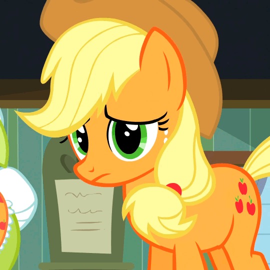 Sad Applejack (MLP) Blank Meme Template