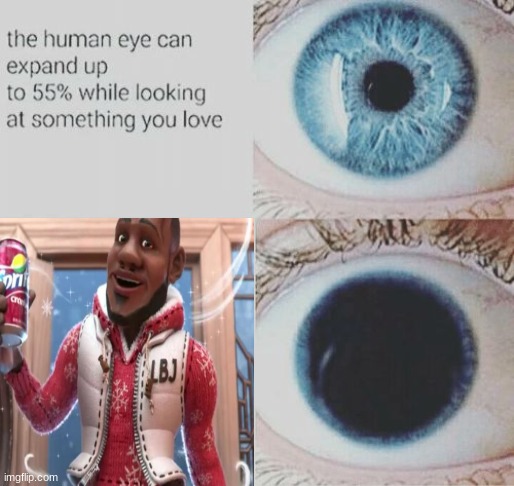 image tagged in sprite cranberry,eye pupil expand,relatable,funny memes | made w/ Imgflip meme maker