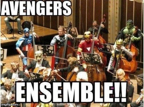 Avengers ensemble! | image tagged in avengers,thor,captain america,hulk,iron man,halloween | made w/ Imgflip meme maker
