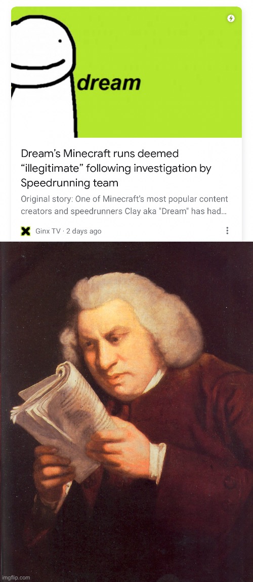 Guess Dream’s dream has been taken away | image tagged in wait what | made w/ Imgflip meme maker