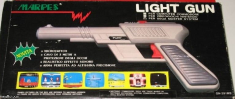 Sega Master System Light Gun! | image tagged in sega master system light gun | made w/ Imgflip meme maker