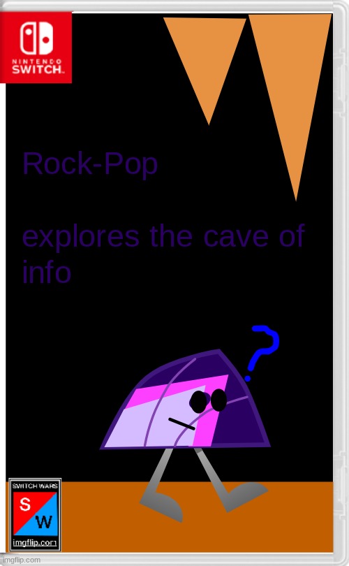 Rock Pop is coming! | image tagged in rock pop,ocs,switch wars | made w/ Imgflip meme maker