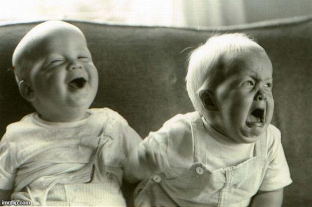 HappySadBabies | image tagged in happysadbabies | made w/ Imgflip meme maker