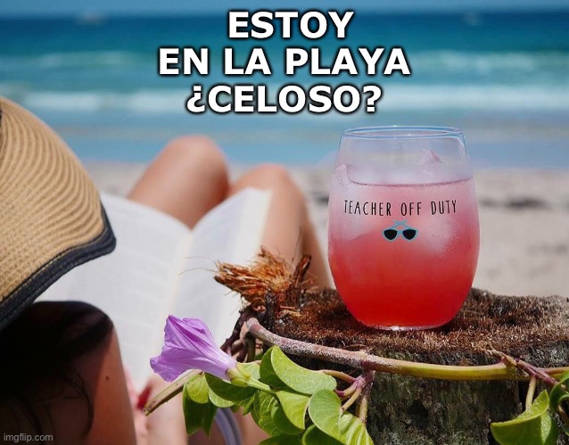 ESTOY EN LA PLAYA
¿CELOSO? | made w/ Imgflip meme maker