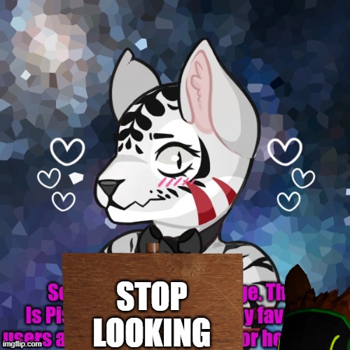 STOP LOOKING | made w/ Imgflip meme maker