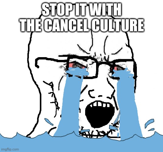 STOP IT WITH THE CANCEL CULTURE | made w/ Imgflip meme maker