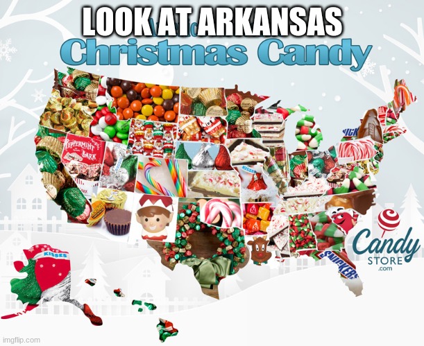 LOOK AT ARKANSAS | made w/ Imgflip meme maker