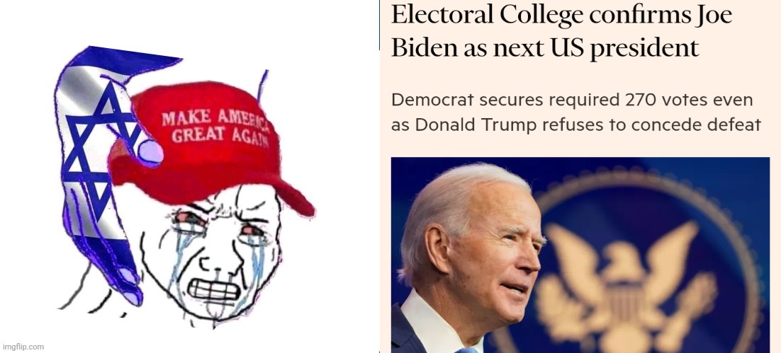 Biden president | image tagged in blank red maga hat,trump supporter,stupid conservatives,election 2020,joe biden | made w/ Imgflip meme maker