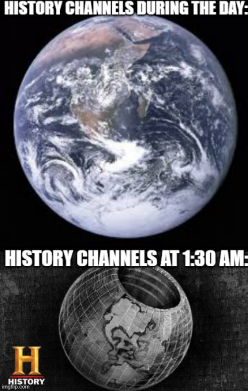 history channel meme science