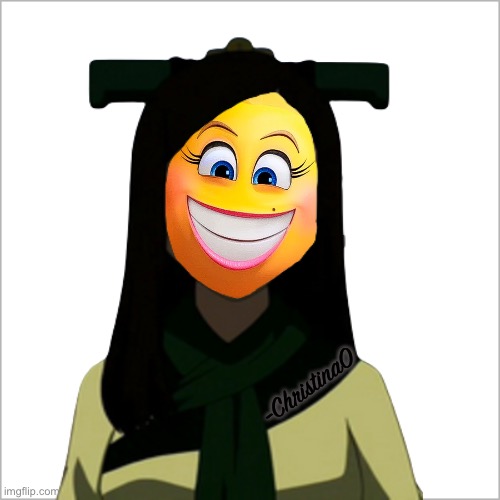 Joo Dee in emoji movie | -ChristinaO | image tagged in ba sing se,avatar the last airbender,avatar,emoji,emoji movie,joo dee | made w/ Imgflip meme maker