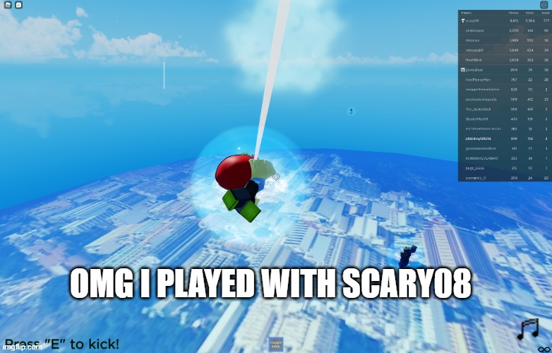 OMG | OMG I PLAYED WITH SCARY08 | made w/ Imgflip meme maker