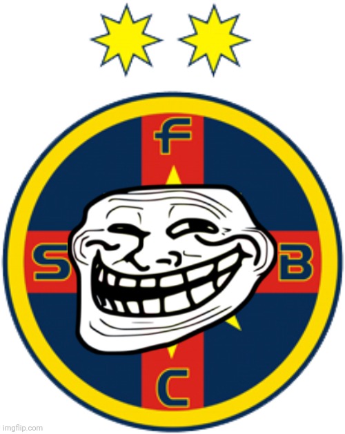 Noua sigla FCSB 2021 by Tara te vrea prost.ro | image tagged in memes,fcsb,steaua | made w/ Imgflip meme maker