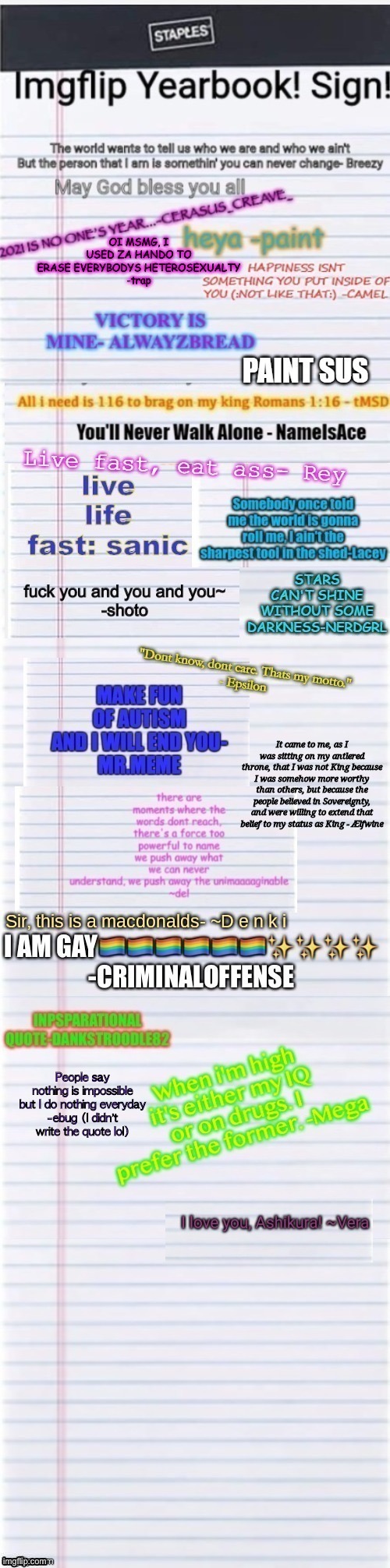 Lol | People say nothing is impossible but I do nothing everyday
-ebug (I didn’t write the quote lol) | made w/ Imgflip meme maker