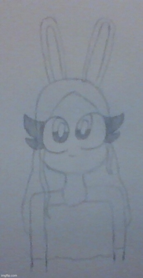 This bunny (one of my OCs I drew) needs a name put a good name 4 her in the comments | made w/ Imgflip meme maker