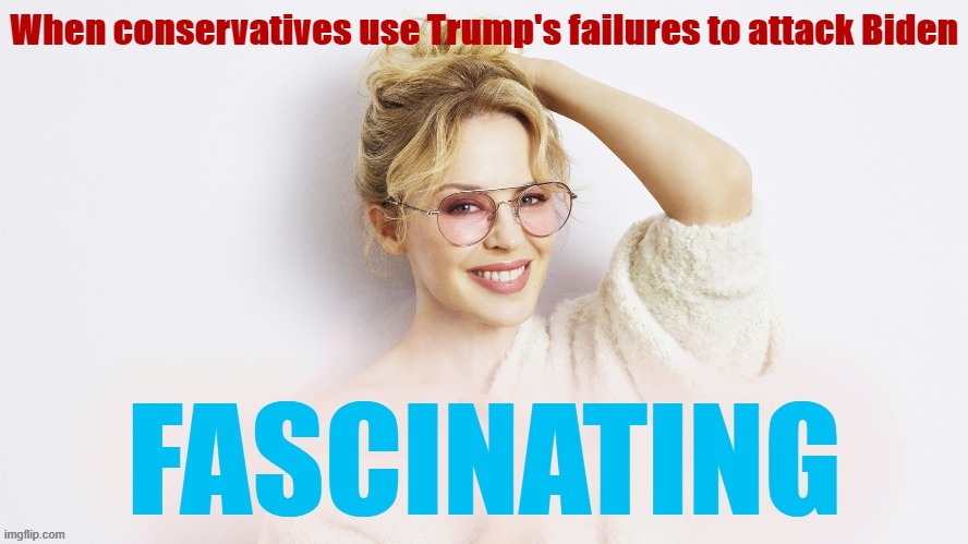 All the Covid deaths that happened under Trump are somehow evidence that Biden will suck? Fascinating | When conservatives use Trump's failures to attack Biden | image tagged in kylie fascinating,covid-19,coronavirus,covid19,fascinating,covid 19 | made w/ Imgflip meme maker