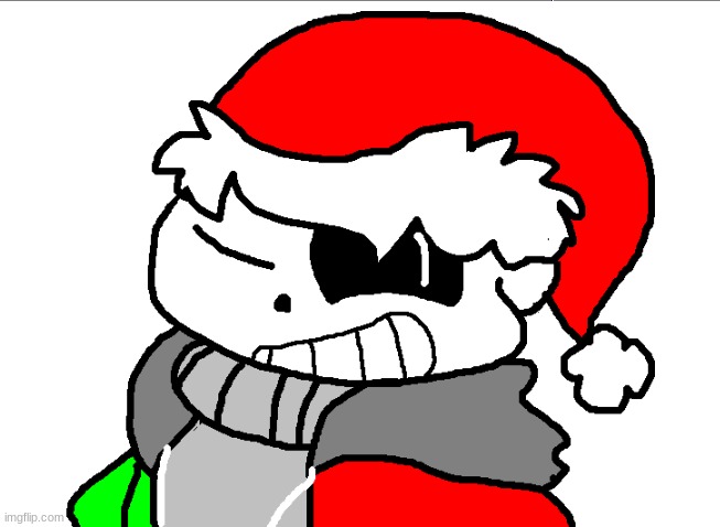 Christmas gift for Boi_that_like_christmas! | image tagged in sansta | made w/ Imgflip meme maker