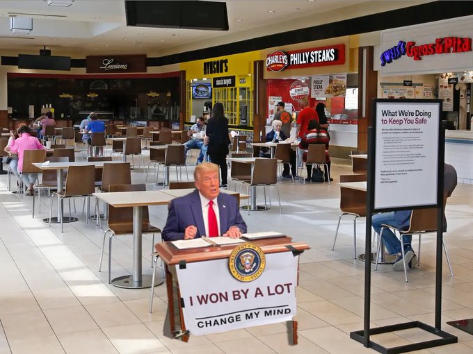 High Quality Trump tiny desk Blank Meme Template