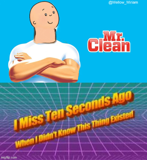 So, I edited a picture of Mr. Clean... | image tagged in i miss ten seconds ago,bleach,can't unsee | made w/ Imgflip meme maker