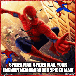 Spider man, Spider man, your friendly neighborhood spider man! - Imgflip