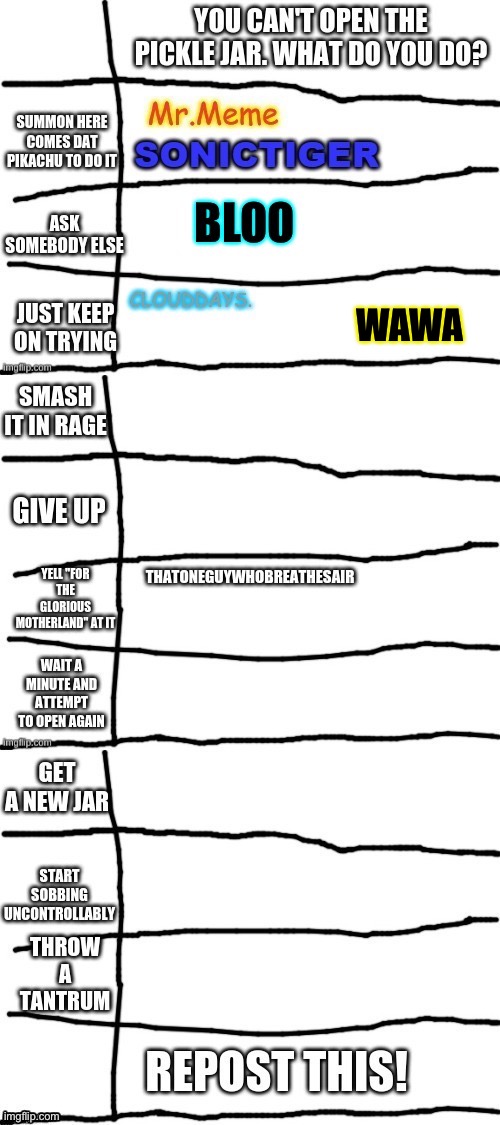 Or beat it with a stick. Either works | WAWA | made w/ Imgflip meme maker