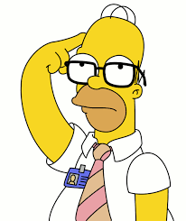 High Quality Homer Thinking Blank Meme Template