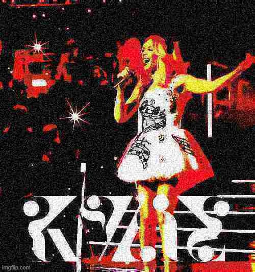 Kylie Christmas deep-fried 1 | image tagged in kylie christmas deep-fried 1,christmas,singer,singing,microphone,christmas memes | made w/ Imgflip meme maker