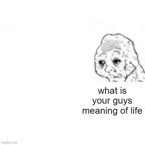 Yes Honey | what is your guys meaning of life | image tagged in yes honey | made w/ Imgflip meme maker