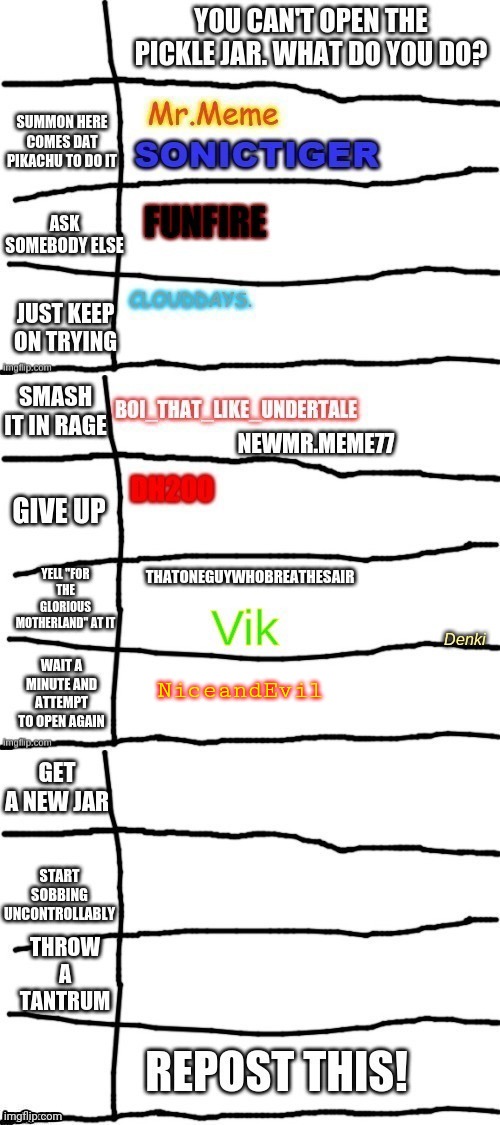 NiceandEvil | image tagged in memes,repost | made w/ Imgflip meme maker