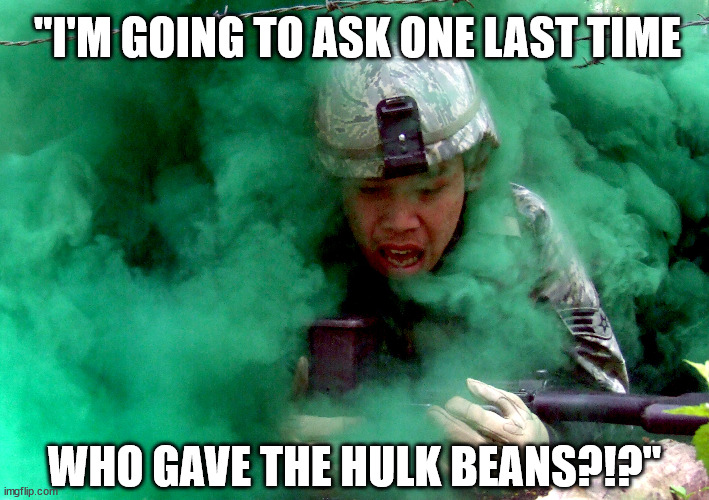WHO DID IT?!?! | "I'M GOING TO ASK ONE LAST TIME; WHO GAVE THE HULK BEANS?!?" | image tagged in marvel,hulk,fart | made w/ Imgflip meme maker