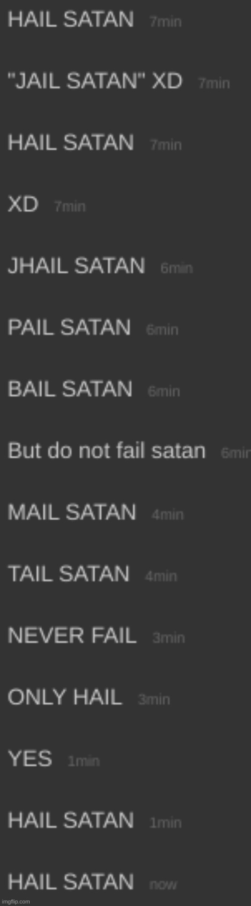 Do not fail Satan | made w/ Imgflip meme maker