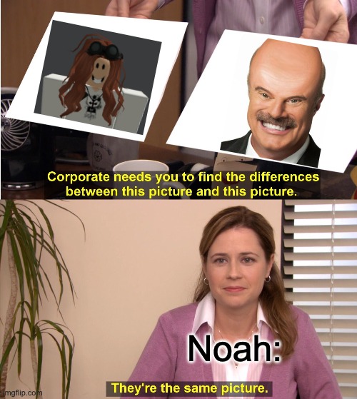 They're The Same Picture | Noah: | image tagged in memes,they're the same picture | made w/ Imgflip meme maker