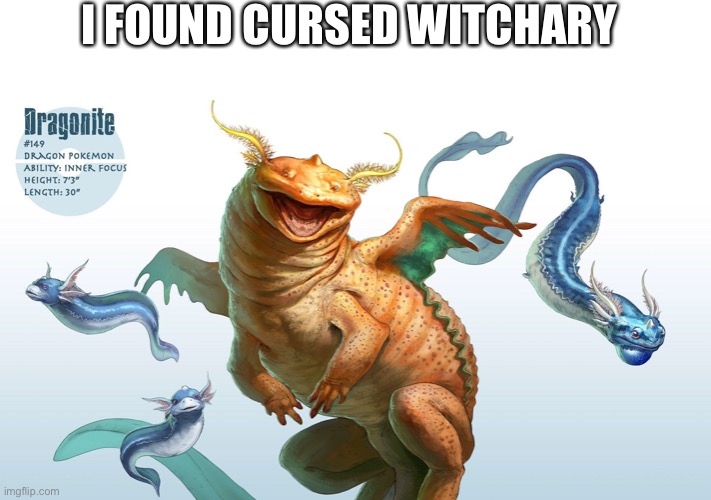 I FOUND CURSED WITCHARY | made w/ Imgflip meme maker