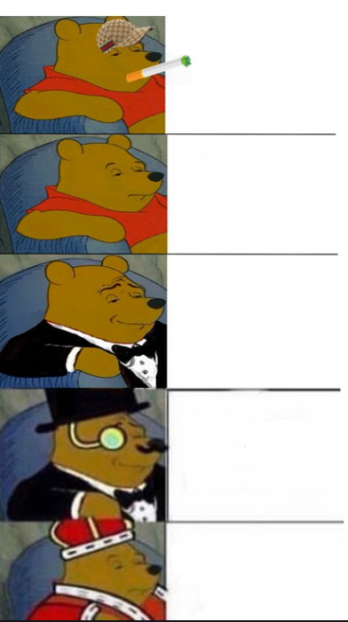 many winnie the pooh template Memes - Imgflip