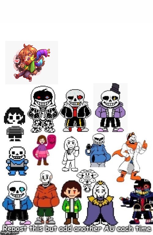 i added storyswap chara because Y E S | image tagged in white text box | made w/ Imgflip meme maker