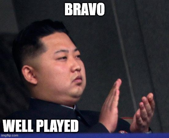 Bravo | BRAVO WELL PLAYED | image tagged in bravo | made w/ Imgflip meme maker