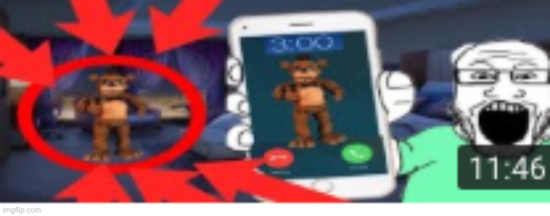 Found this thumbnail on YouTube | image tagged in thumbnail,youtube,five nights at freddys,five nights at freddy's,bear,memes | made w/ Imgflip meme maker