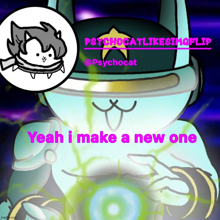 I make a new one! Bye bye old announcement template! | made w/ Imgflip meme maker