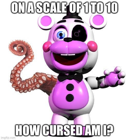 Cursed Helpy | ON A SCALE OF 1 TO 10; HOW CURSED AM I? | image tagged in cursed helpy | made w/ Imgflip meme maker