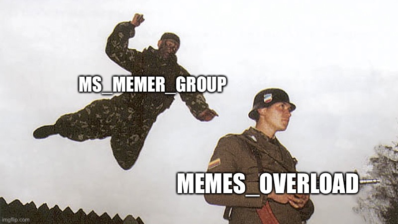 Soldier jump spetznaz | MS_MEMER_GROUP; MEMES_OVERLOAD | image tagged in soldier jump spetznaz | made w/ Imgflip meme maker