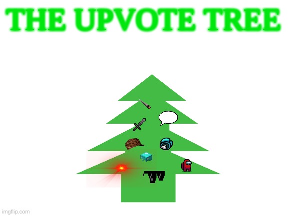 Blank White Template | THE UPVOTE TREE | image tagged in blank white template | made w/ Imgflip meme maker