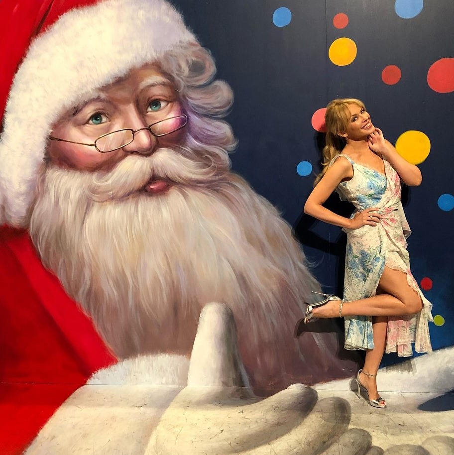High Quality Kylie Santa Blank Meme Template