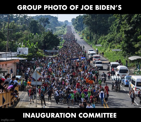 Coming to America...January 20, 2021! |  GROUP PHOTO OF JOE BIDEN’S; INAUGURATION COMMITTEE | image tagged in caravan,joe biden | made w/ Imgflip meme maker