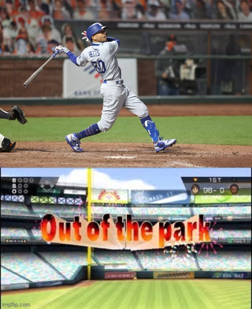 If Mookie Betts played Wii Sports: | made w/ Imgflip meme maker