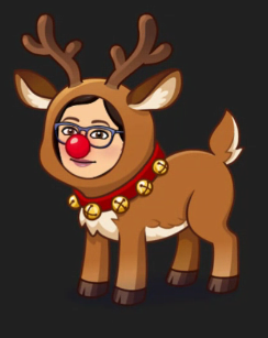 Rudolph's Bitmoji Questions the world Blank Meme Template
